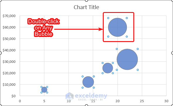 How to Change Bubble Size in Scatter Plot Excel Scaling Bubble Size
