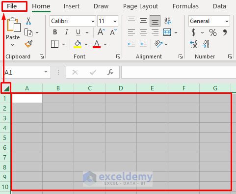 Using Excel Advanced Options