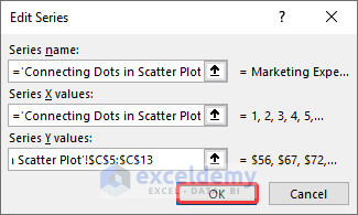 How to Connect Dots in Scatter Plot Excel Using Chart