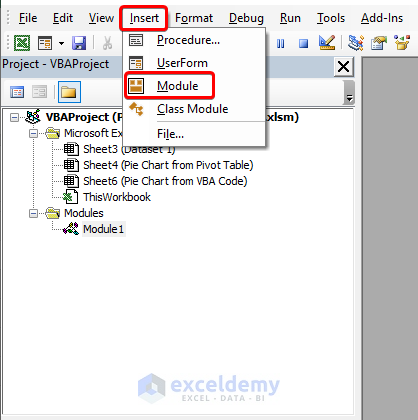 Navigate to Visual Basic Editor