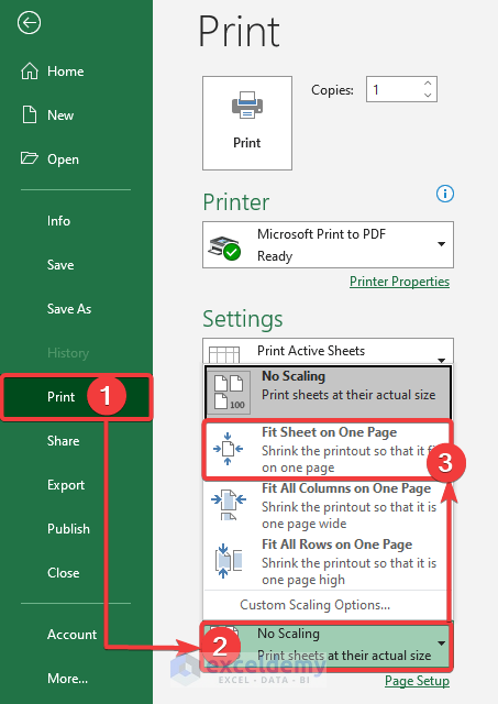 Handy Approaches to Fit to Page in Excel