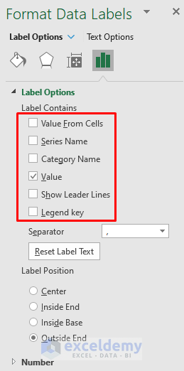 How to Format Data Labels in Excel 