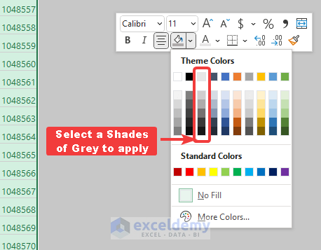 Using Fill Color Feature