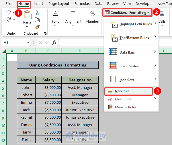 How to Grey Out Unused Cells in Excel