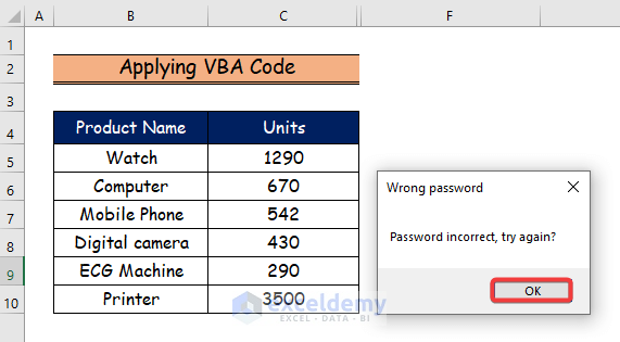  Handy Approaches to Hide Columns in Excel with Password