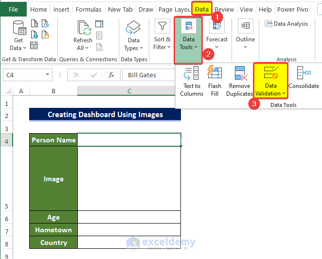 Using INDEX Function to Insert Picture in Excel Using Formula 