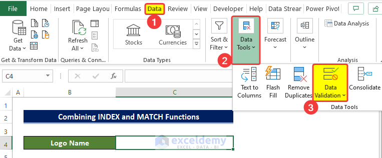 Combining INDEX and MATCH Functions to Insert Picture in Excel Using Formula