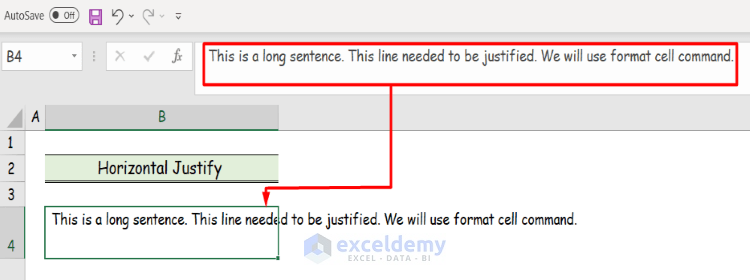3 Handy Approaches to Justify Text in Excel