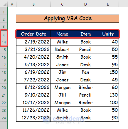 Handy Approaches to Keep Row Headings in Excel when Scrolling