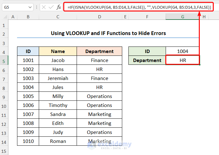 How to Map Data in Excel Vlookup Using VLOOKUP Function