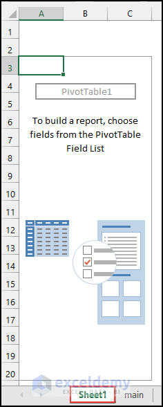Pivot Table Default