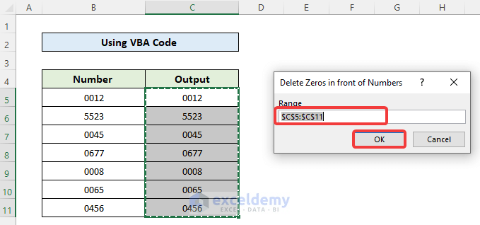 Using Excel VBA Macro