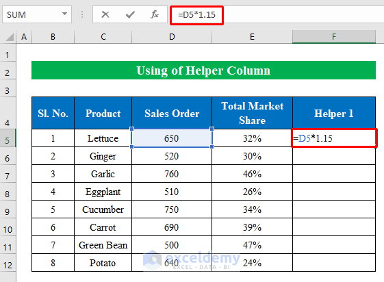 Show Number and Percentage in Excel Bar Chart