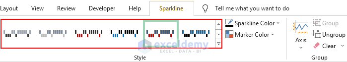 How to Use Win Loss Sparklines in Excel 9