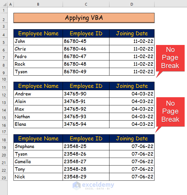 Suitable Solutions for the Page Break in Excel Not Working Error
