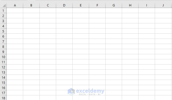 Background in Excel
