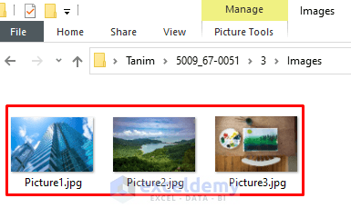 All Pictures Saved from Excel to Folder