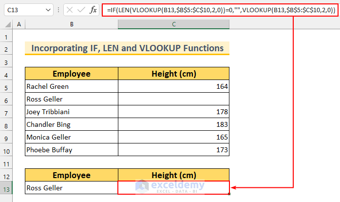 VLOOKUP Return Blank Instead of 0 or NA 5 1