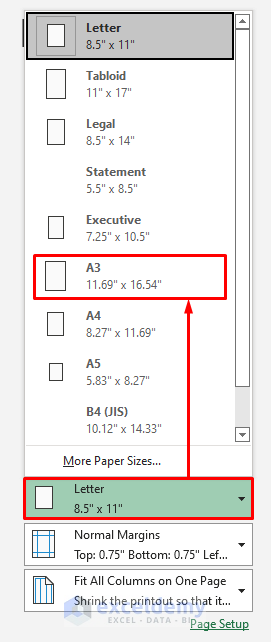 Change Page Size to Solve the Issue of Excel Sheet Printing So Small