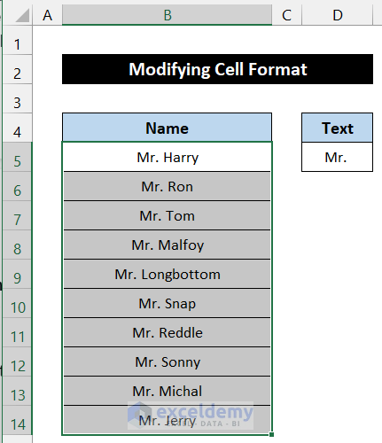 Modifying Cell Format to Add Text to Cell Without Deleting