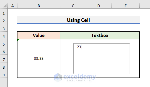 Excel VBA to Convert Textbox Value to Number Using Cell