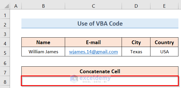 Suitable Ways to Add Comma in Excel to Concatenate Cells