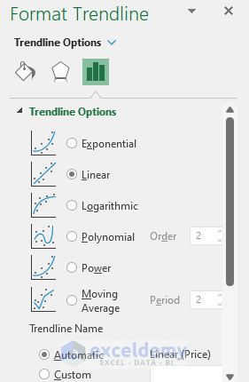 Adding Trendline Equation to Excel Chart