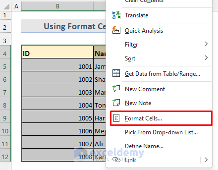 Alter Alignment in Excel with Custom Number Format