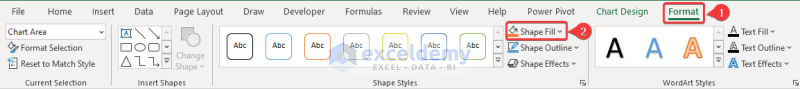 how to change legend colors in excel
