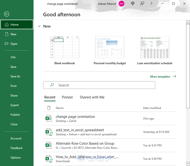 how to change page orientation in excel Utilizing Print Preview Mode to Change Page Orientation