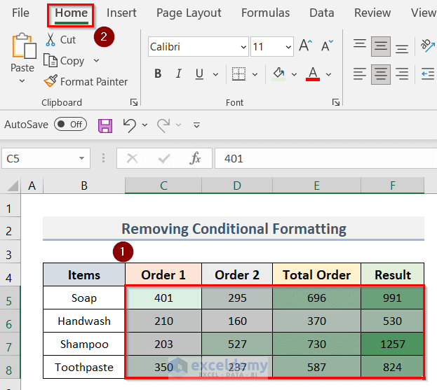 Delete Formatting to Compress Excel File