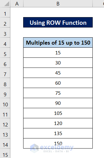 how to create a number sequence in excel without dragging