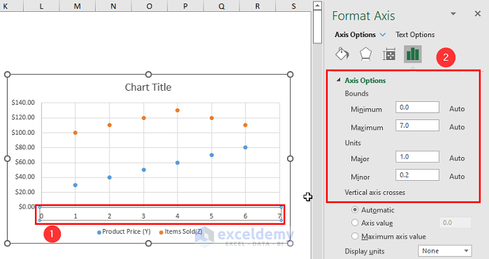 Designing XY Scatter Plot with 3 Variables in Excel