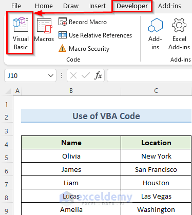 Insert Page Number Inside a Cell Using VBA