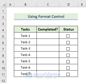 How to Link Multiple Checkboxes in Excel