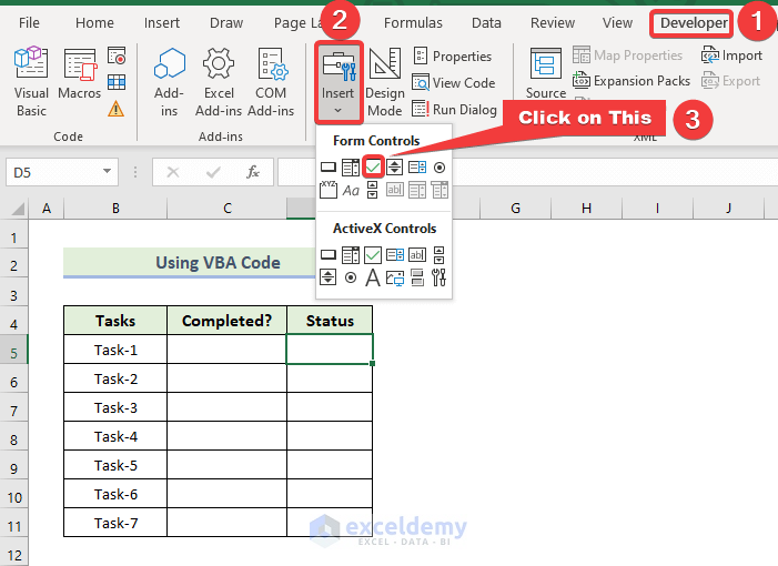 Embedding VBA Code to Link Multiple Checkboxes in Excel