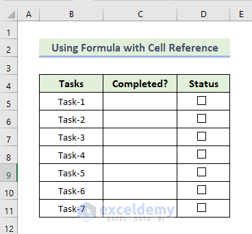 How to Link Multiple Checkboxes in Excel