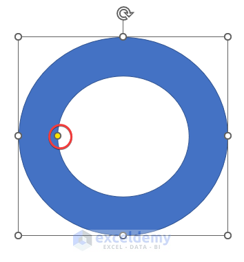 how to make 3d doughnut chart in excel Inserting and Formatting Shape