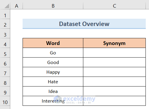 2 Suitable Ways to Make Flashcards in Excel