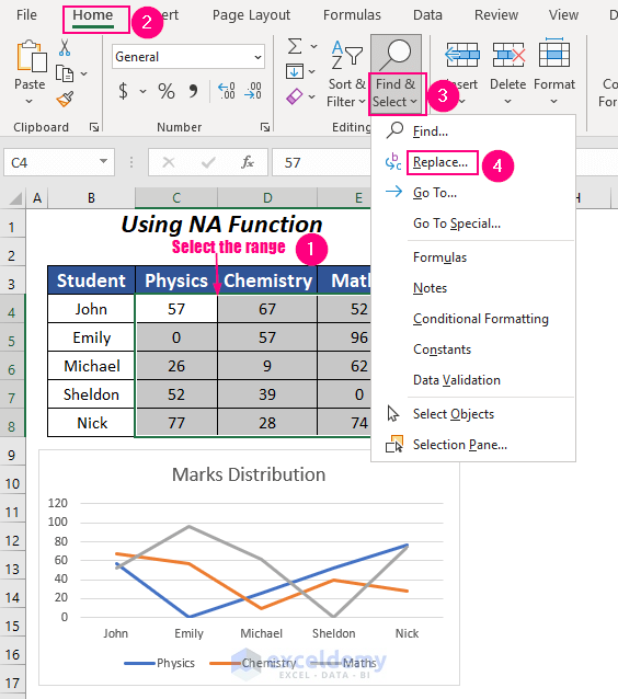 how to remove zero data labels in excel graph