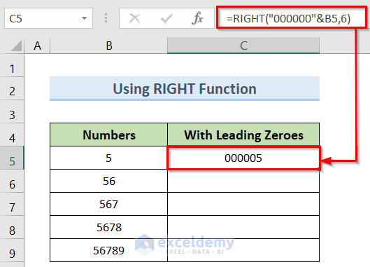 Possible Solutions to Solve Leading Zero Not Showing in Excel