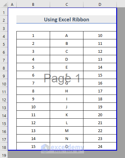 2 Easy Methods to Return to Normal View in Excel