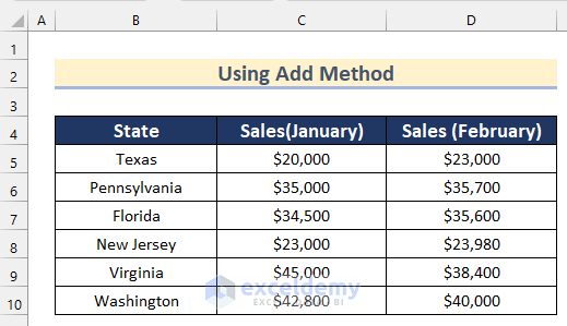 Using Add Method to Create New Workbook and Name It in Excel VBA