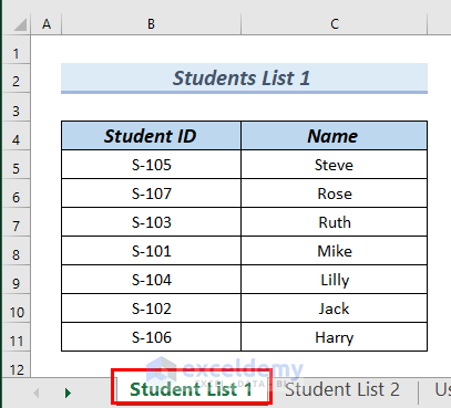 How to use VLOOKUP to Merge Two Excel Sheets