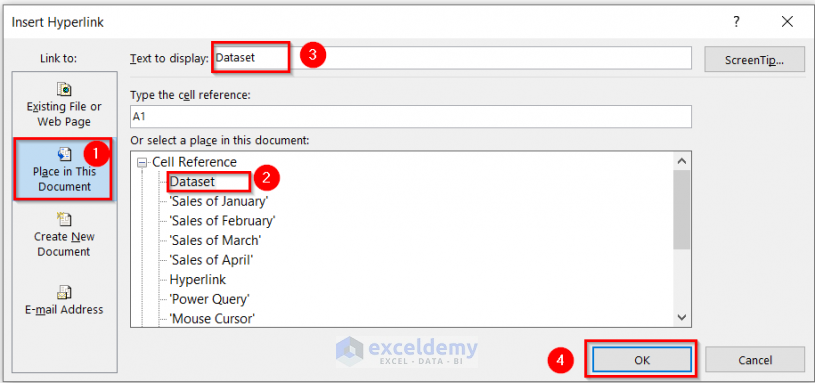 How to Create Table of Contents in Excel