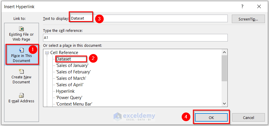 How to Create Table of Contents in Excel