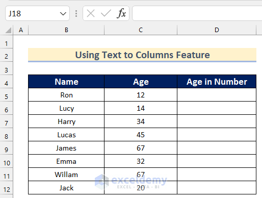 Convert Text to Numeric Data with Text to Columns Feature to Input Range Containing Non Numeric Data in Descriptive Statistics