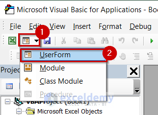 Opening UserForm to Create a Search Box in Excel with VBA