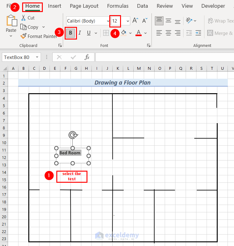 How to Draw Engineering Drawing in Excel
