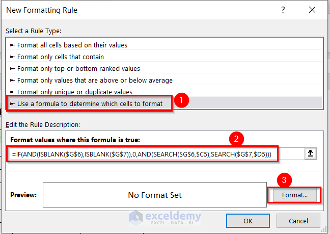 Formula for Conditional Formatting to Create Filtering Search Box for Your Excel Data